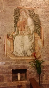 Medeltida fresk i S. Giacomo de Muro Rupto