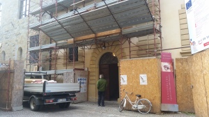 Ombyggnationer på gång vid Museo civico Sansepolcro