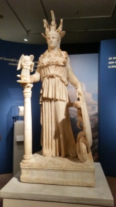 Athena med Nike i sin högra hand